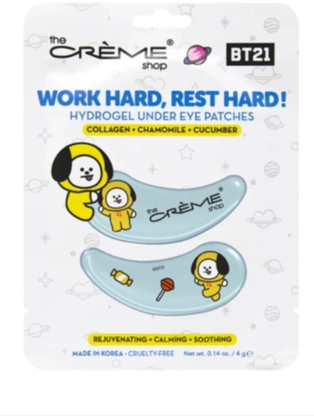 The Crème Shop BT21 Hydrogel Under Eye Patches - Picture 1 of 1